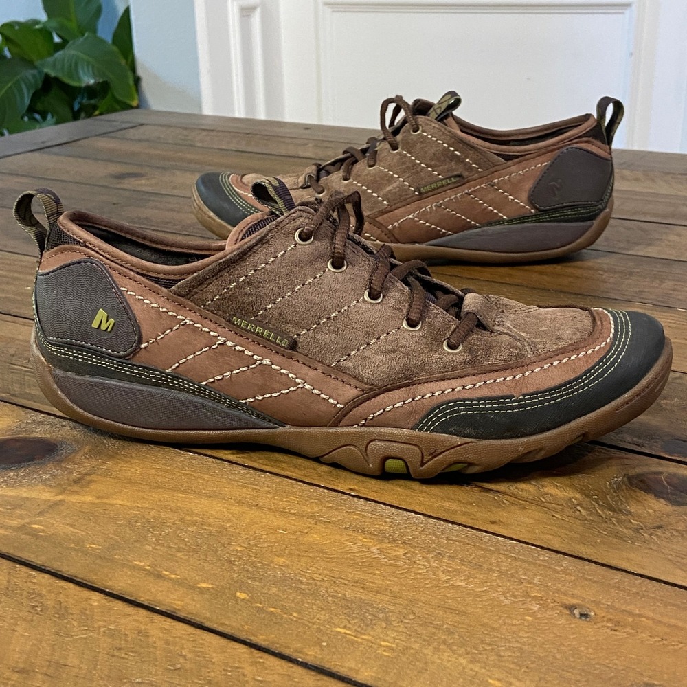 Merrell Mimosa Lace Cocoa Brown‎ Suede Comfort Hiking Shoes Women's 10 - Picture 4 of 11